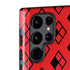 DC Comics Harley Quinn Logo Pattern Galaxy S22 Ultra Pro Case