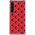 DC Comics Harley Quinn Logo Pattern Galaxy S23 Clear Case