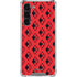 DC Comics Harley Quinn Logo Pattern Galaxy S23 Plus Clear Case