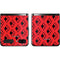 DC Comics Harley Quinn Logo Pattern Galaxy Z Flip Skin