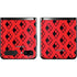 DC Comics Harley Quinn Logo Pattern Galaxy Z Flip Skin