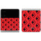 DC Comics Harley Quinn Logo Pattern Galaxy Z Flip4 5G Skin