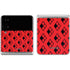 DC Comics Harley Quinn Logo Pattern Galaxy Z Flip4 5G Skin