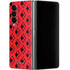DC Comics Harley Quinn Logo Pattern Galaxy Z Fold4 5G Skin