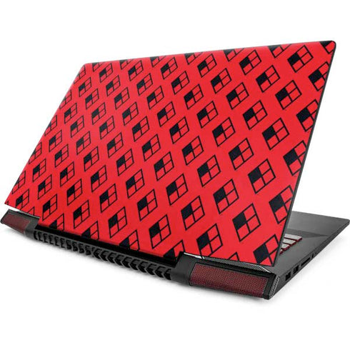 DC Comics Harley Quinn Logo Pattern Lenovo IdeaPad Skin