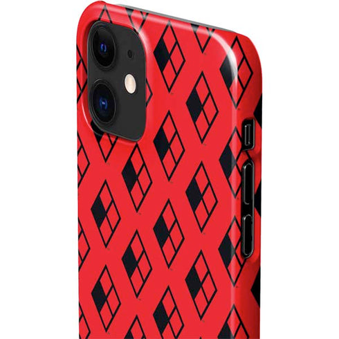 DC Comics Harley Quinn Logo Pattern iPhone 12 Mini Lite Case