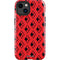 DC Comics Harley Quinn Logo Pattern iPhone 14 Plus Impact Case