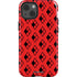 DC Comics Harley Quinn Logo Pattern iPhone 15 Impact Case