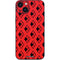DC Comics Harley Quinn Logo Pattern iPhone 14 Plus Skin