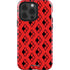 DC Comics Harley Quinn Logo Pattern iPhone 14 Pro Impact Case