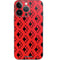 DC Comics Harley Quinn Logo Pattern iPhone 14 Pro Skin