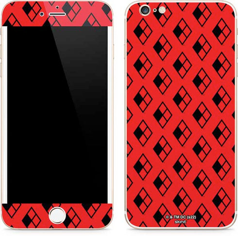 DC Comics Harley Quinn Logo Pattern iPhone 6/6s Plus Skin
