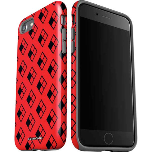 DC Comics Harley Quinn Logo Pattern iPhone SE (2nd & 3rd Gen) Pro Case