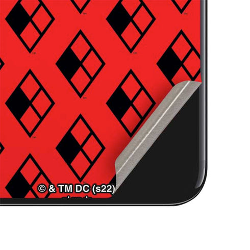DC Comics Harley Quinn Logo Pattern iPhone SE (2nd & 3rd Gen) Skin