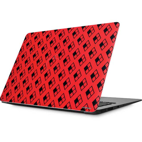 DC Comics Harley Quinn Logo Pattern Apple MacBook Skin