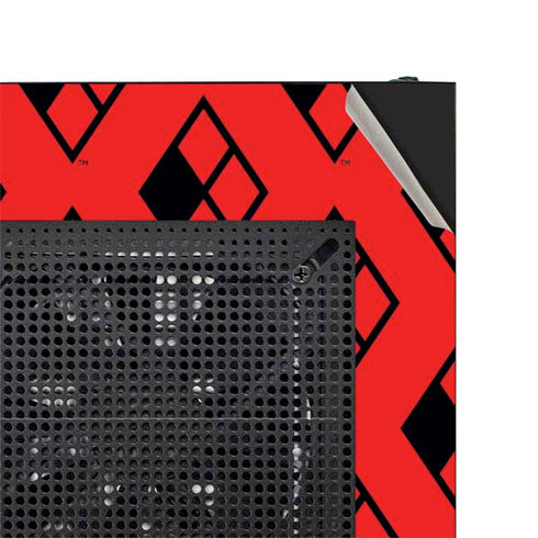 DC Comics Harley Quinn Logo Pattern NZXT H510 Compact ATX Mid-Tower Case Skin