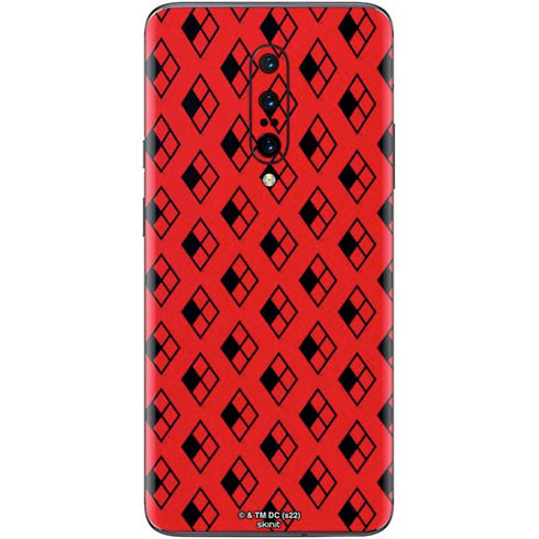 DC Comics Harley Quinn Logo Pattern OnePlus 7 Pro Skin