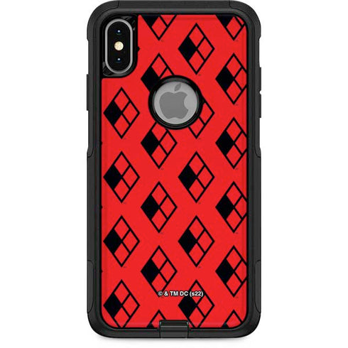 DC Comics Harley Quinn Logo Pattern Otterbox Commuter iPhone Skin
