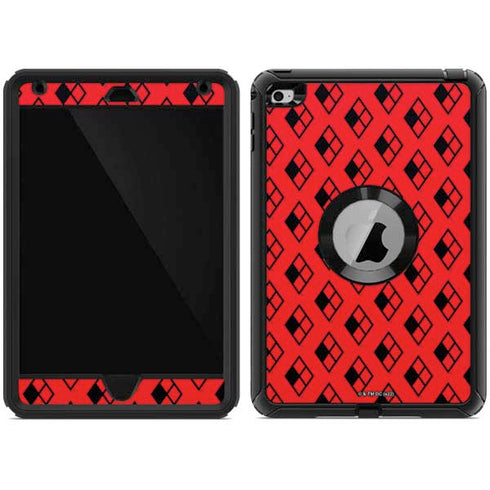 DC Comics Harley Quinn Logo Pattern Otterbox Defender iPad Skin