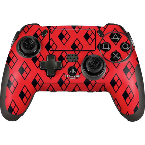 DC Comics Harley Quinn Logo Pattern PlayStation Scuf Vantage 2 Controller Skin