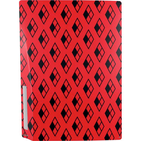 DC Comics Harley Quinn Logo Pattern PS5 Bundle Skin