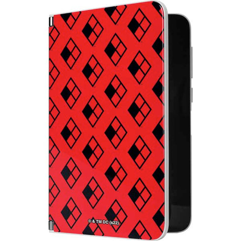 DC Comics Harley Quinn Logo Pattern Surface Duo Skin