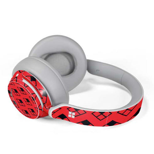DC Comics Harley Quinn Logo Pattern Surface Headphones Skin