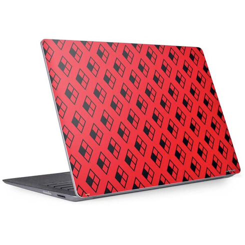 DC Comics Harley Quinn Logo Pattern Surface Laptop 2 Skin