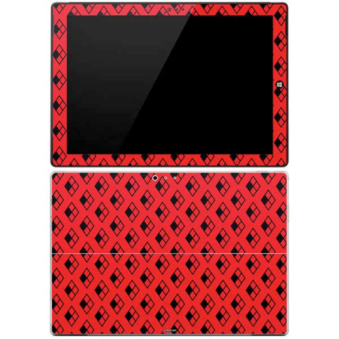 DC Comics Harley Quinn Logo Pattern Surface Pro 3 Skin