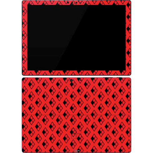 DC Comics Harley Quinn Logo Pattern Surface Pro 7 Skin