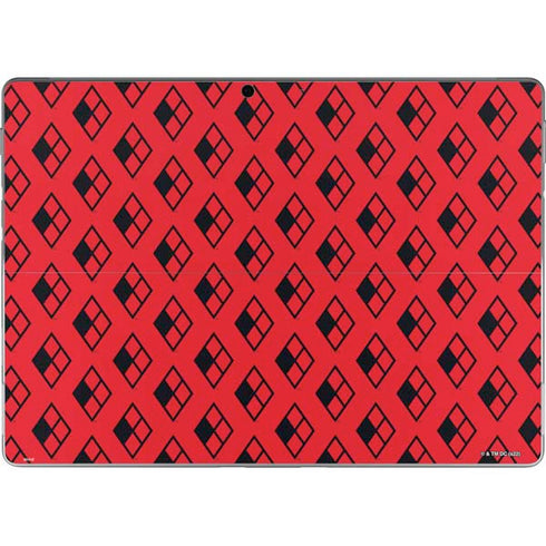 DC Comics Harley Quinn Logo Pattern Surface Pro 8 Skin
