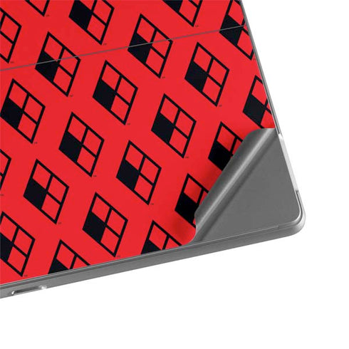 DC Comics Harley Quinn Logo Pattern Surface Pro 8 Skin