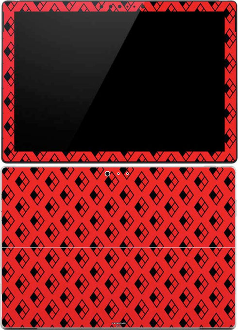 DC Comics Harley Quinn Logo Pattern Surface Pro (2017) Skin