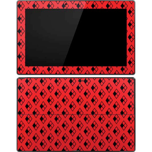 DC Comics Harley Quinn Logo Pattern Surface Pro Tablet Skin
