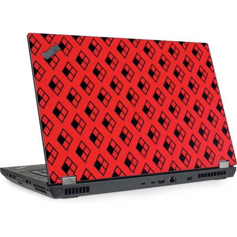 DC Comics Harley Quinn Logo Pattern Lenovo ThinkPad Skin