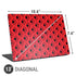DC Comics Harley Quinn Logo Pattern Universal Laptop 13in (10.6 x 7.6in) Skin