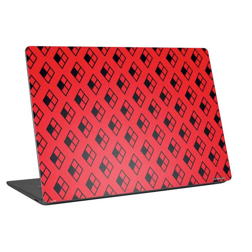 DC Comics Harley Quinn Logo Pattern Universal Laptop 18in (14.6 x 10.6in) Skin