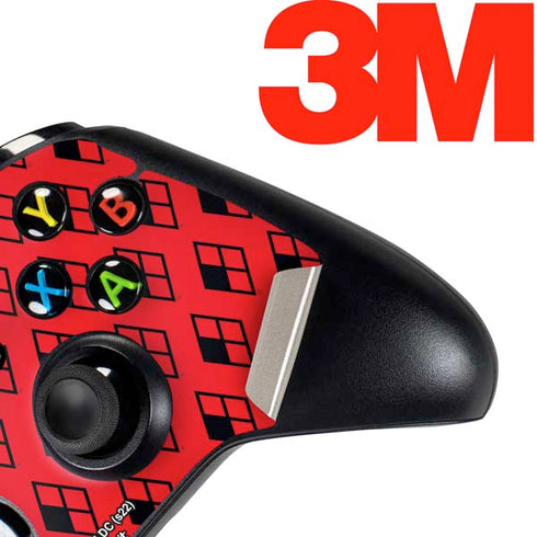 DC Comics Harley Quinn Logo Pattern Xbox One Controller Skin