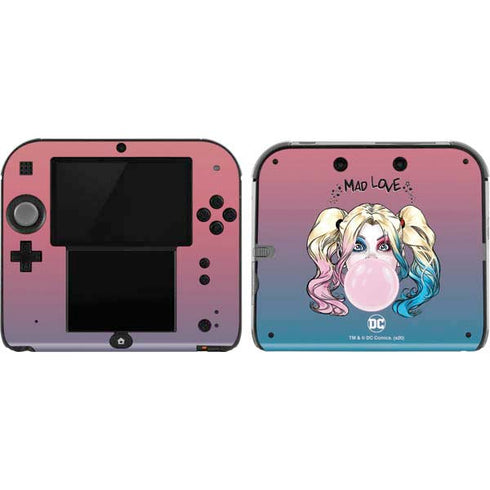 DC Comics Harley Quinn Mad Love Nintendo 2DS Skin