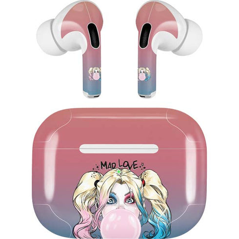 DC Comics Harley Quinn Mad Love Apple AirPods Pro Skin