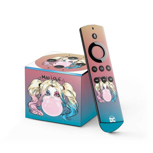 DC Comics Harley Quinn Mad Love Fire TV Cube Skin