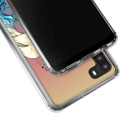 DC Comics Harley Quinn Mad Love Galaxy A21 Clear Case