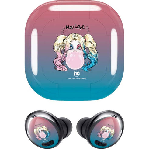 DC Comics Harley Quinn Mad Love Galaxy Buds Pro Skin
