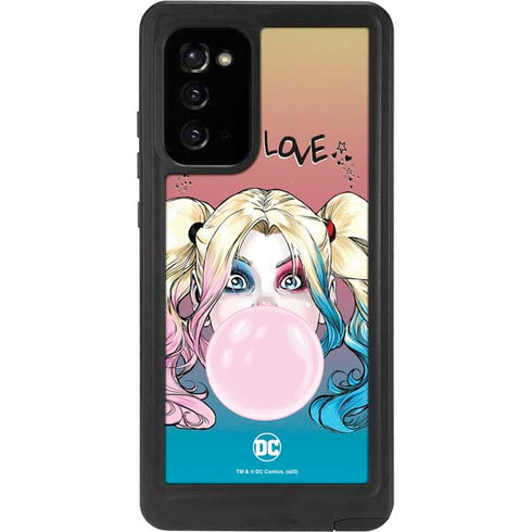 DC Comics Harley Quinn Mad Love Galaxy Note20 5G Waterproof Case