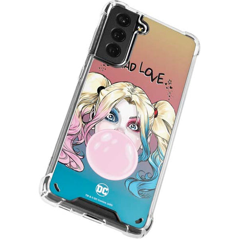 DC Comics Harley Quinn Mad Love Galaxy S21 Plus 5G Clear Case