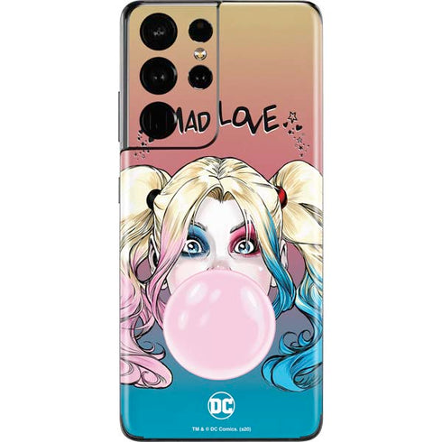 DC Comics Harley Quinn Mad Love Galaxy S21 Ultra 5G Skin
