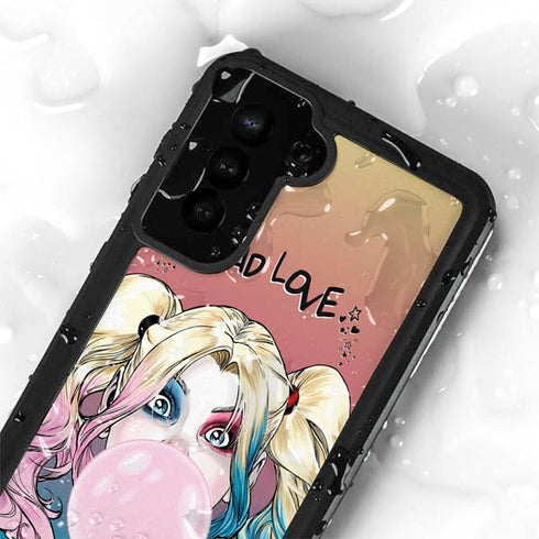 DC Comics Harley Quinn Mad Love Galaxy S23 Plus Waterproof Case