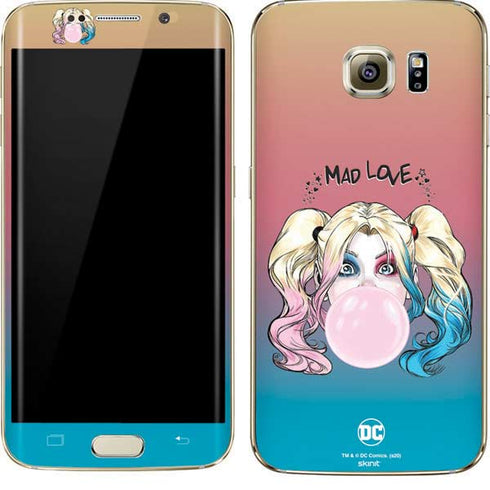 DC Comics Harley Quinn Mad Love Galaxy S7 Edge Skin