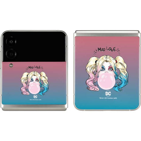 DC Comics Harley Quinn Mad Love Galaxy Z Flip3 5G Skin