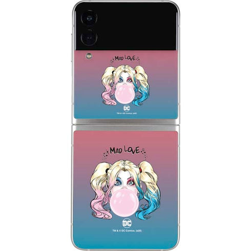 DC Comics Harley Quinn Mad Love Galaxy Z Flip3 5G Skin